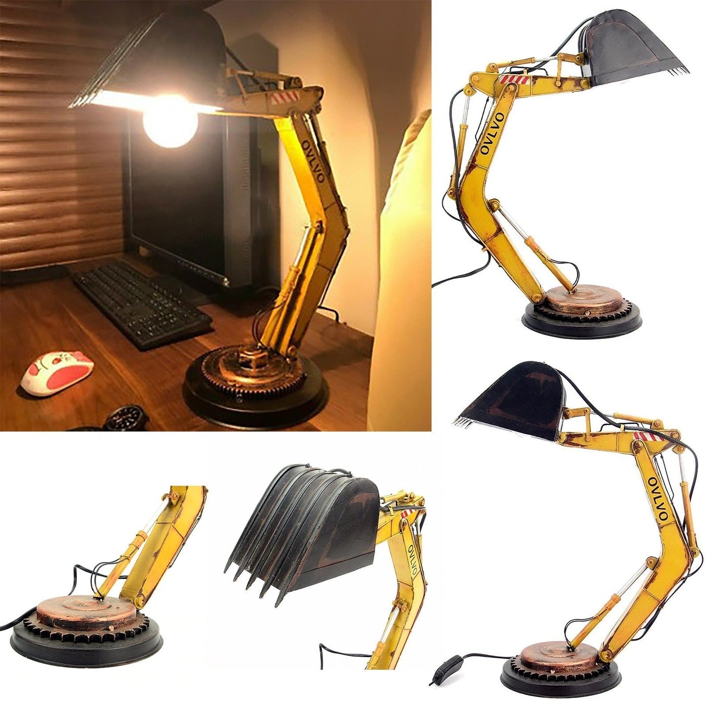 Playful Excavator Table Light - Excavora