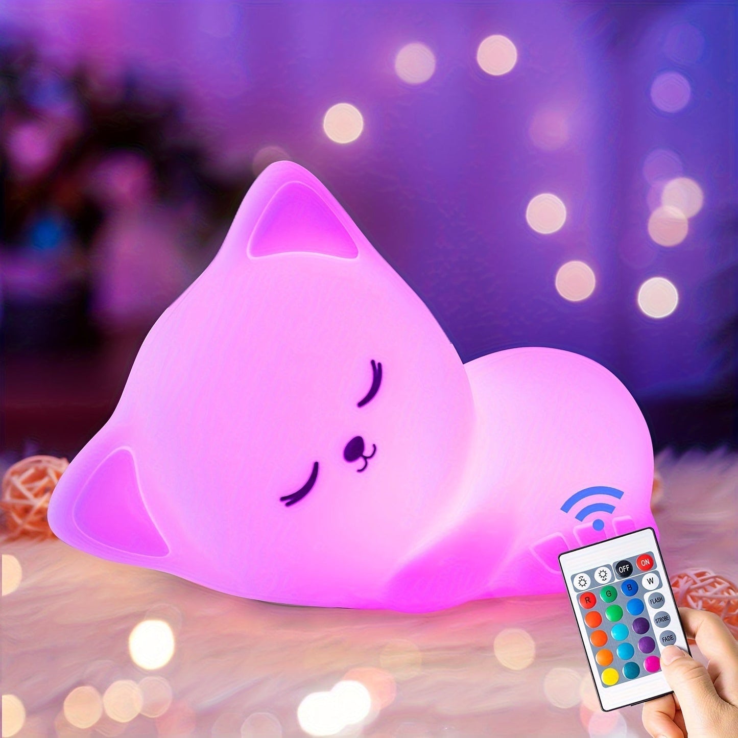 Rechargeable Tabletop Nightlight - Glowpurr