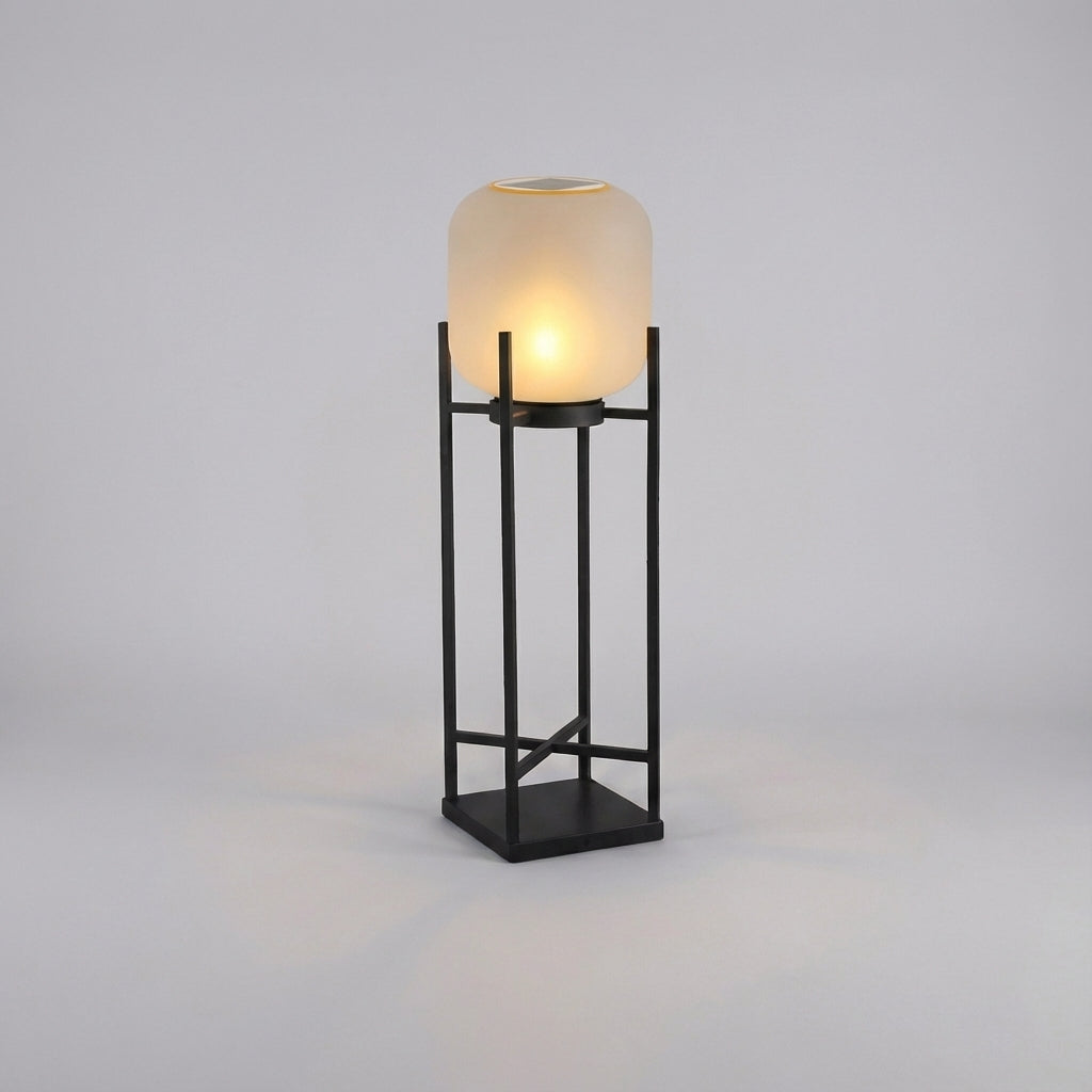 Solar Powered Lantern Floor Lamp - Lumenaryx