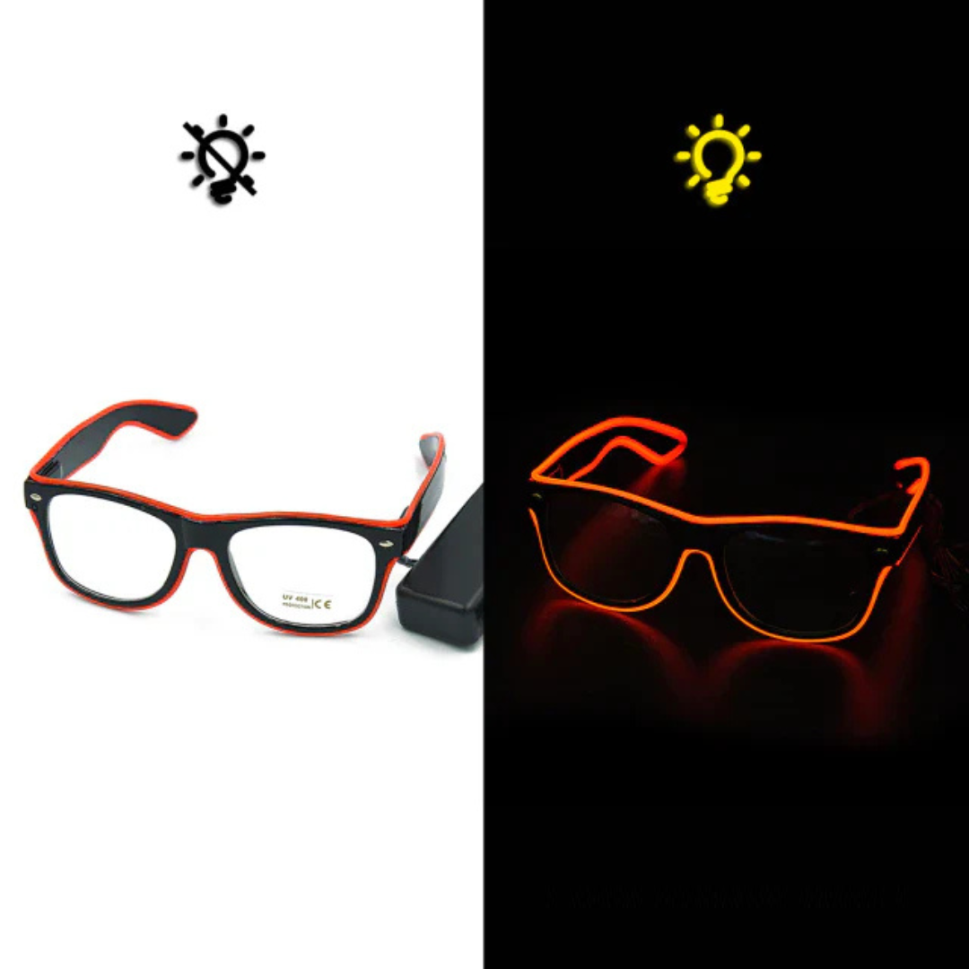 Light-Up Neon Glasses - LumaGlow