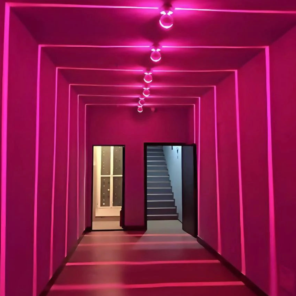 360 Grad Projektionsleuchte Aus Edelstahl - VibeSphere