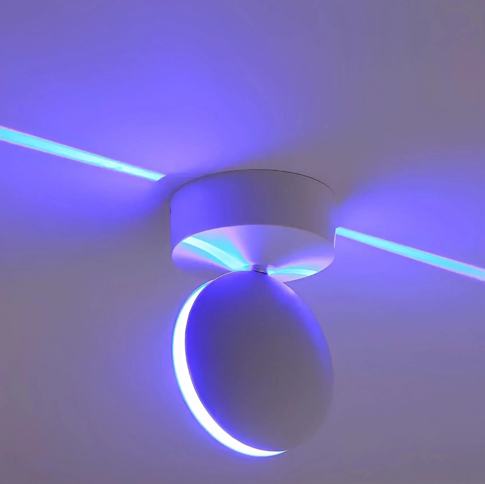 360 Grad Projektionsleuchte Aus Edelstahl - VibeSphere