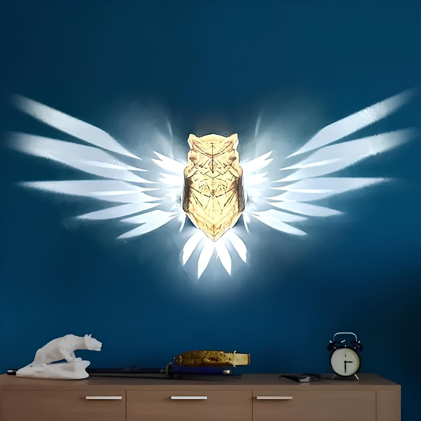 Illuminated Wings Wall Lamp - LumaWings