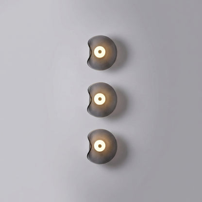Amber Smoked Glass Wall Fixture - Luminarae