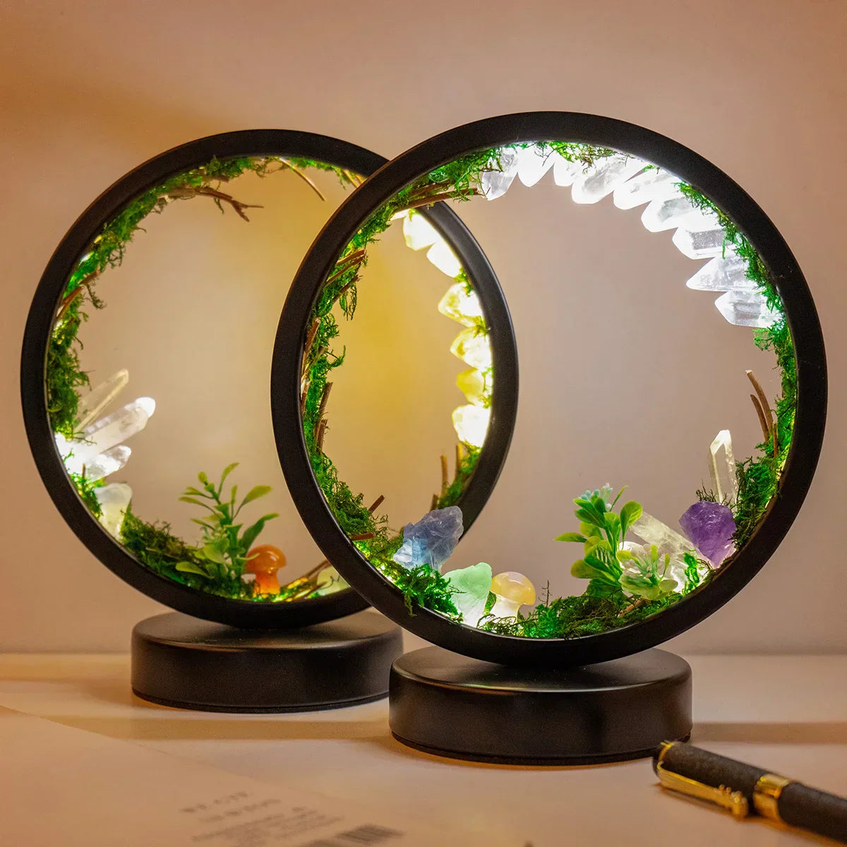 Crystal Embellished Ambient Lamp -  Verdalis