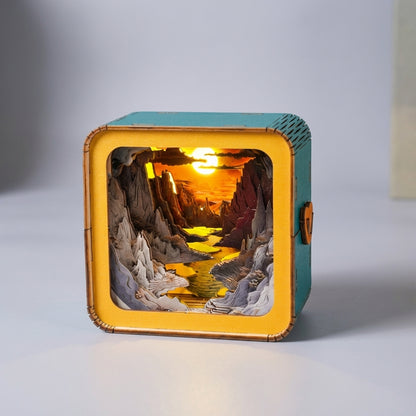 Decorative Tabletop Scene Box -  SolaceCube
