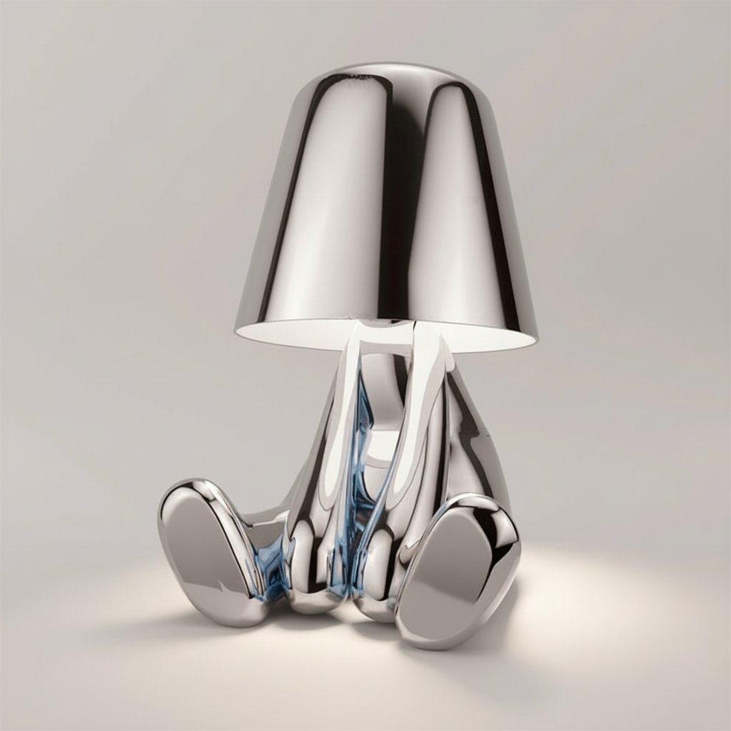 Designer Tischlampe Metallfinish -  Sitelle