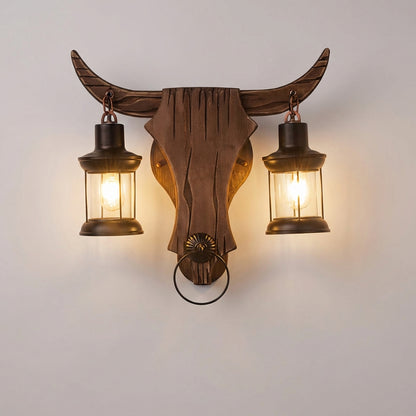 Double Lantern Wall Fixture -  Antiquorix