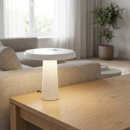 Flat Shade Minimalist Lamp -  Cirqula