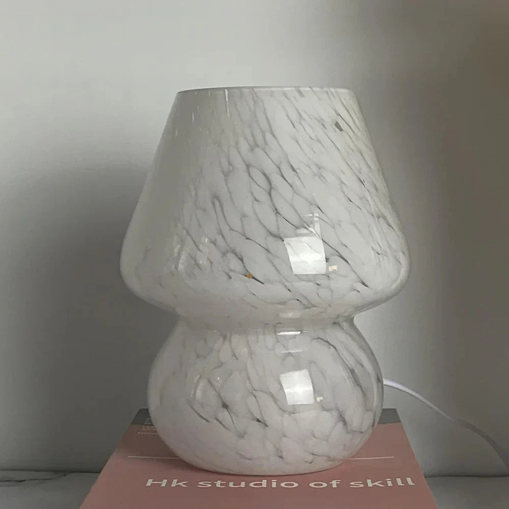 Glas Pilz Tischlampe - AuraShroom