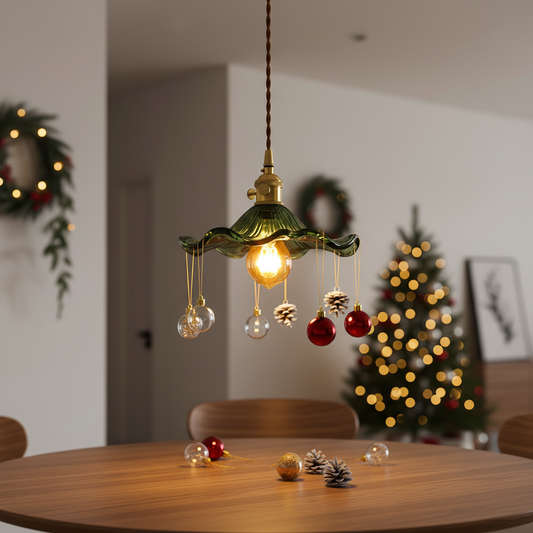 Glas Pendelleuchte Vintage -  BloomLight
