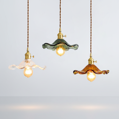 Glas Pendelleuchte Vintage -  BloomLight