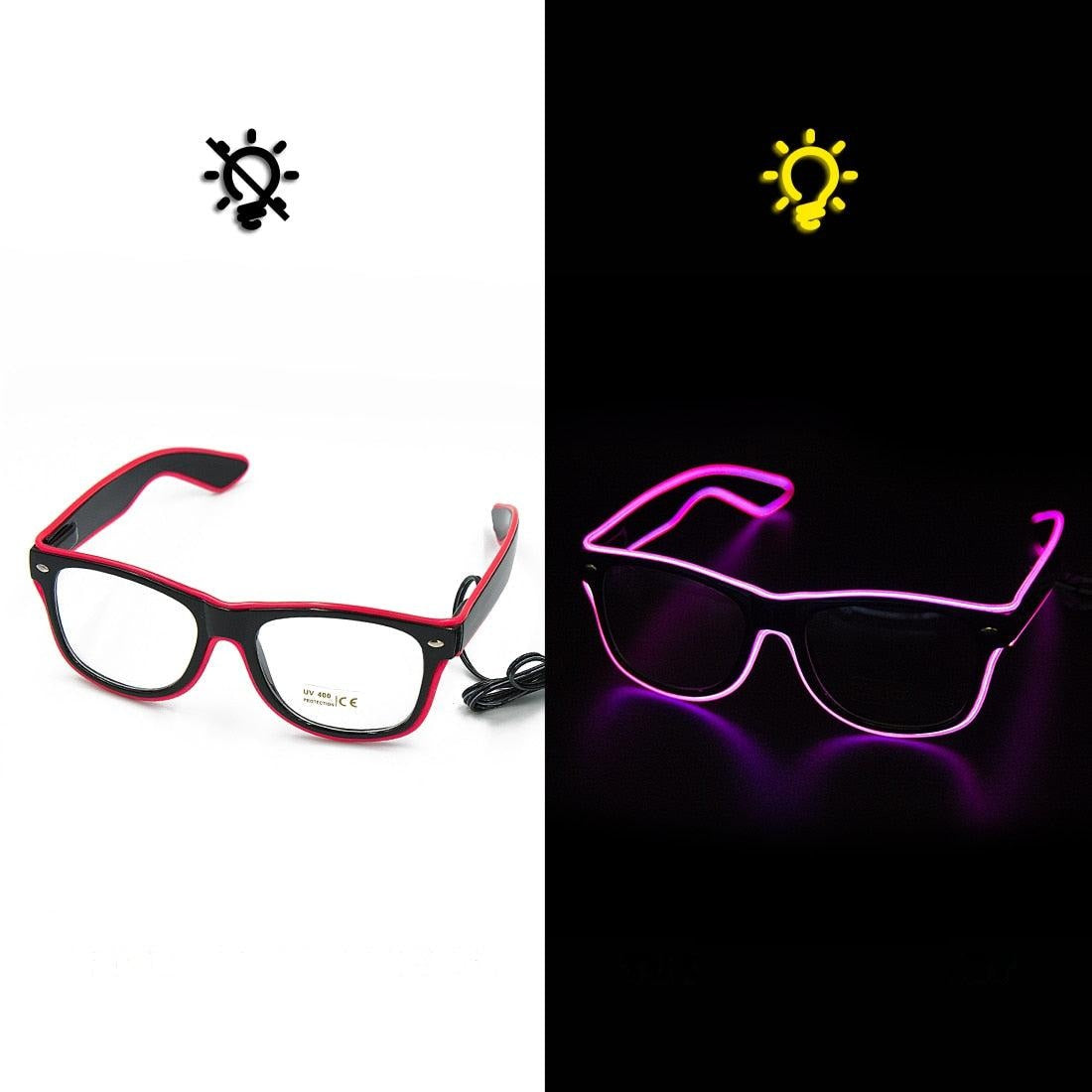 Light-Up Neon Glasses - LumaGlow