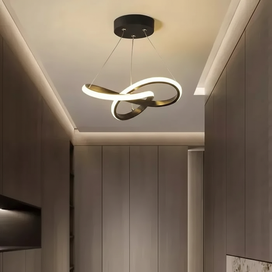 Hängende Wellenförmige Lampe - HaloWeave