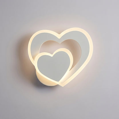 Heart Shaped LED Wall Light -  GleamHeart