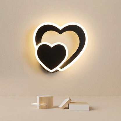 Heart Shaped LED Wall Light -  GleamHeart
