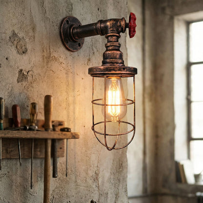 Industrial Style Wall Sconce -  Aurelume