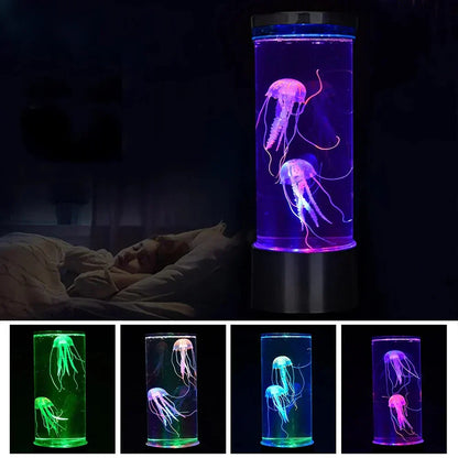 LED Quallenlampe Zylindrisch - Jellyglow