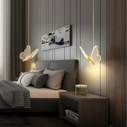 LED Schmetterling Hängeleuchte - Glowflutter
