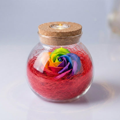 LED Rose Jar Lamp -  Roseluxe