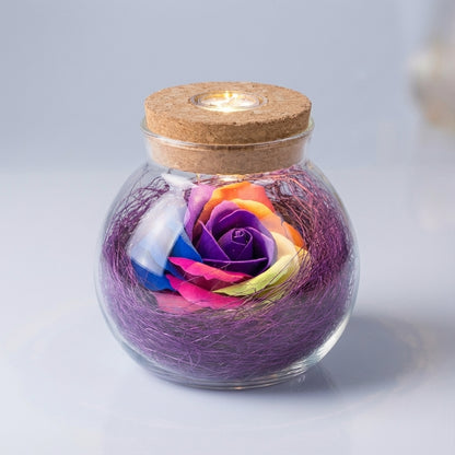 LED Rose Jar Lamp -  Roseluxe