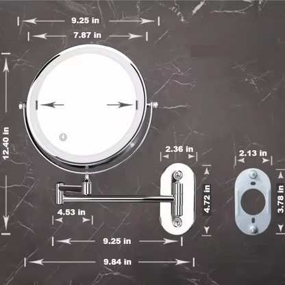 Illuminated Makeup Mirror - LumiAura