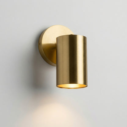 Minimalist Cylindrical Wall Sconce -  NoirLume
