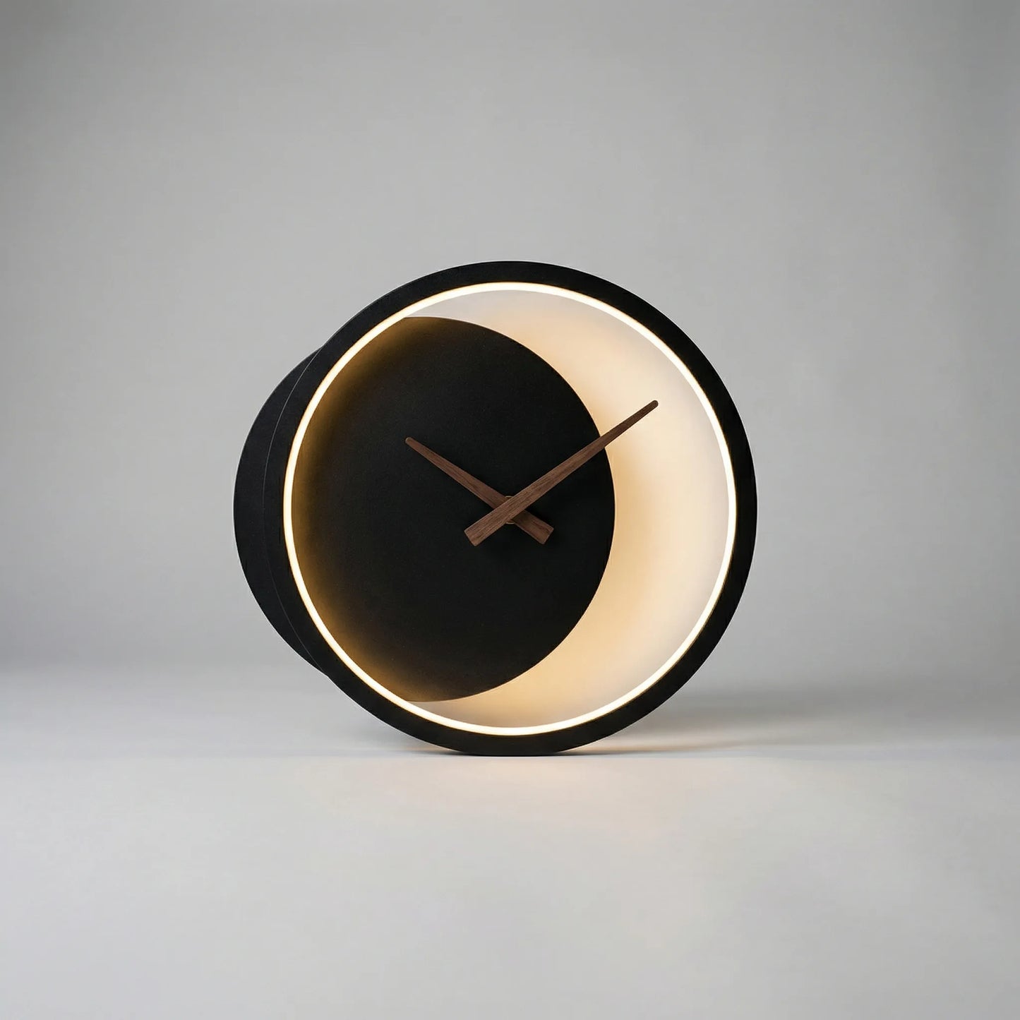 Modern LED Wall Clock Fixture - Glowchron