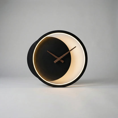 Modern LED Wall Clock Fixture - Glowchron
