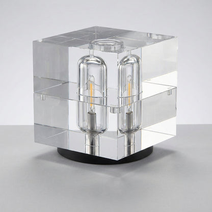 Modern Cube Table Lamp -  Crystalix