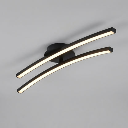 Modern Curved Ceiling Fixture -  Curvion