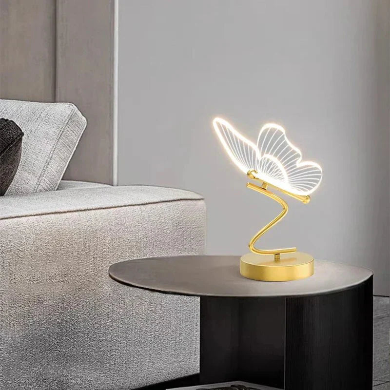 Moderne LED Tischlampe - LumiFlutter