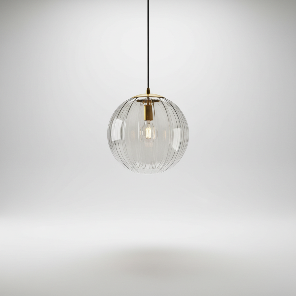 Moderne Glas Kugel Hängelampe -  LumaSphere