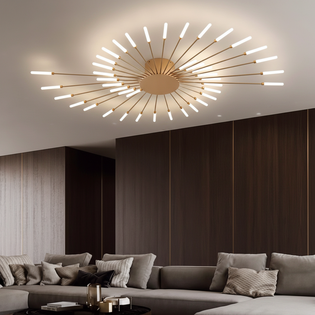 Moderne Große LED Deckenleuchte - Starova