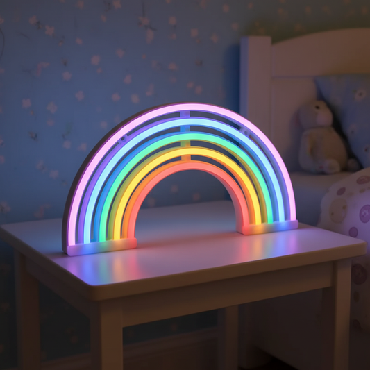 Neon Regenbogen Tischlampe - LumiRainbow
