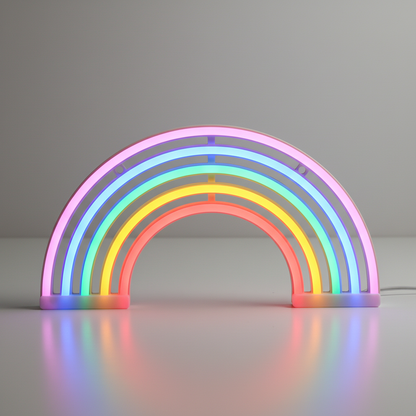 Neon Regenbogen Tischlampe - LumiRainbow