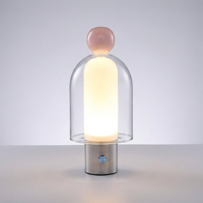 Rechargeable Glass Table Lamp -  Vesanta