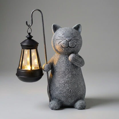 Solar Powered Garden Statue -  Glimmerpaws