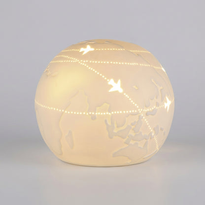 Table Lamp With Globe Motif -  Aerolume