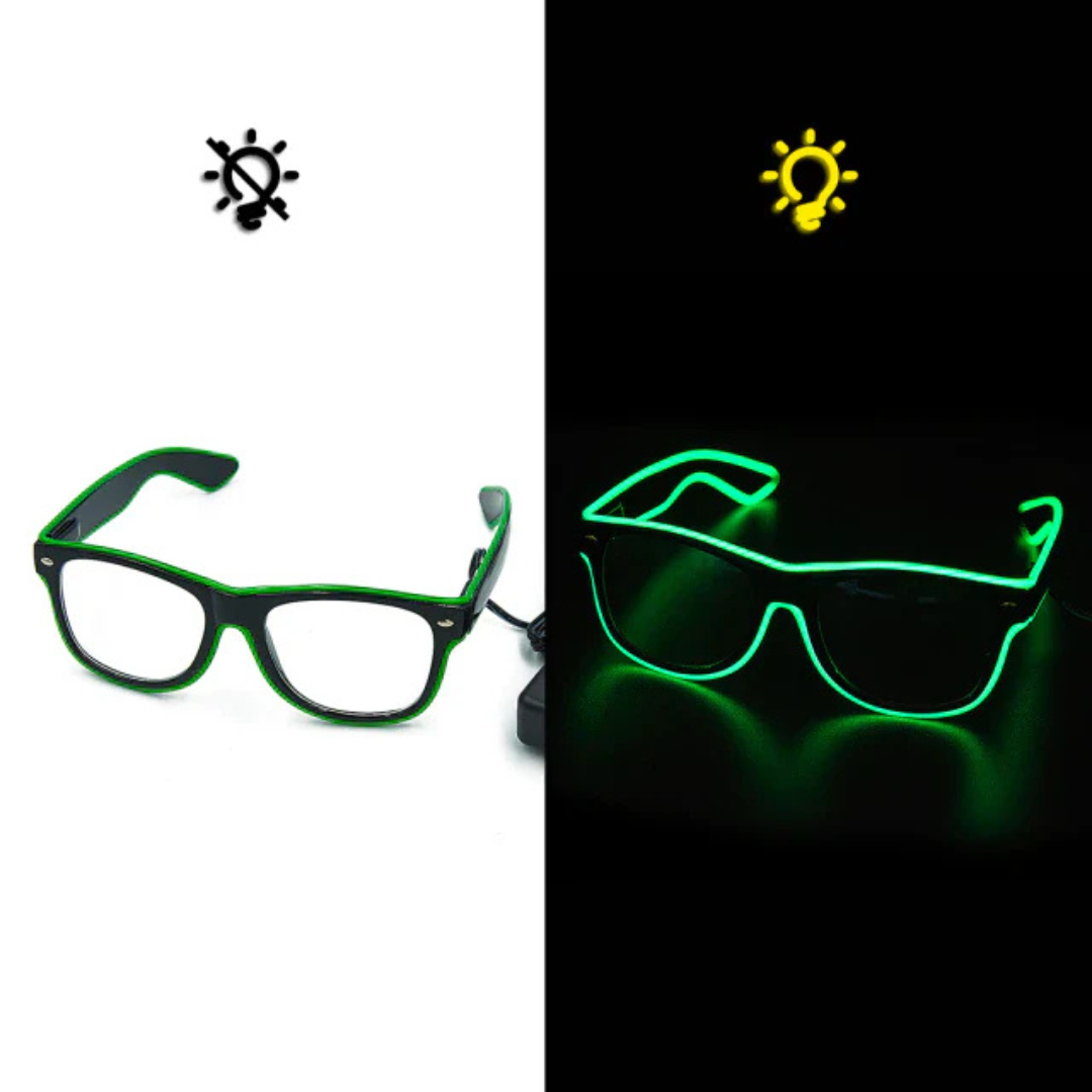 Light-Up Neon Glasses - LumaGlow