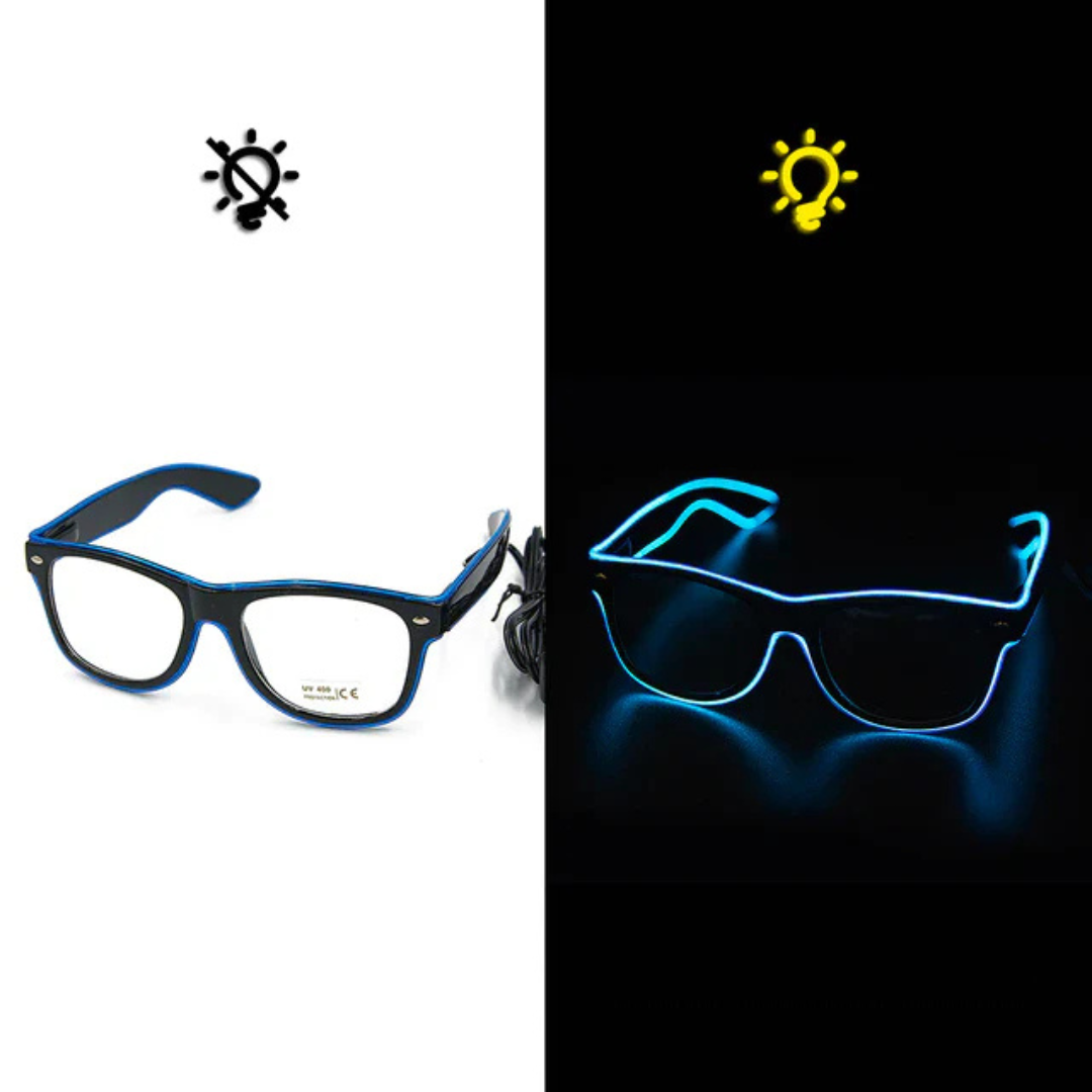 Light-Up Neon Glasses - LumaGlow