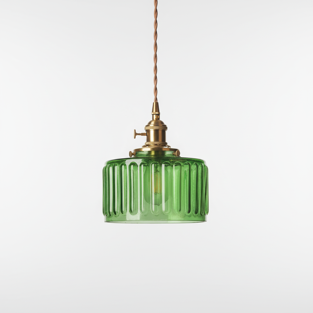 Vintage Kristall Hängelampe - Glassvibe