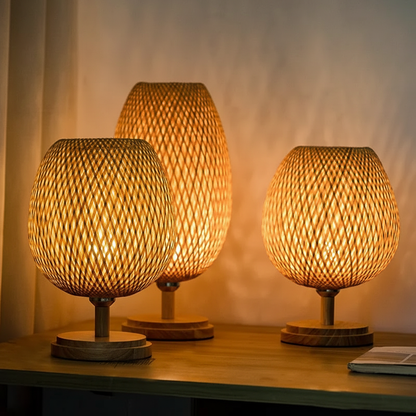 Vintage Inspirierte Wohnleuchte - BambooGlow