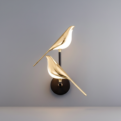 Wandlampe Mit Vogelmotiv -  GildedGlow